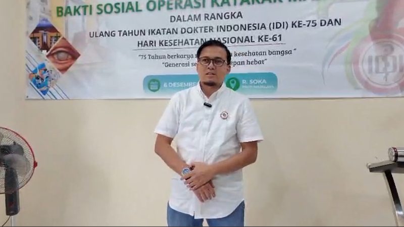 RSUD Majalaya & IDI Gelar Bakti Sosial Operasi Katarak HUT IDI ke-75