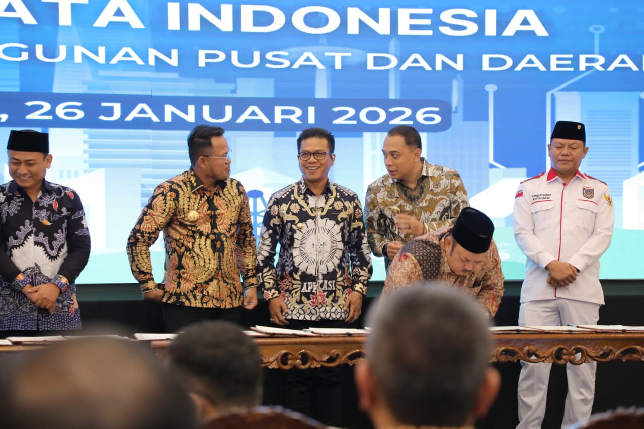 Perkuat Satu Data Daerah, Pemkab Bandung Resmikan SEB Penyelenggaraan Informasi Geospasial